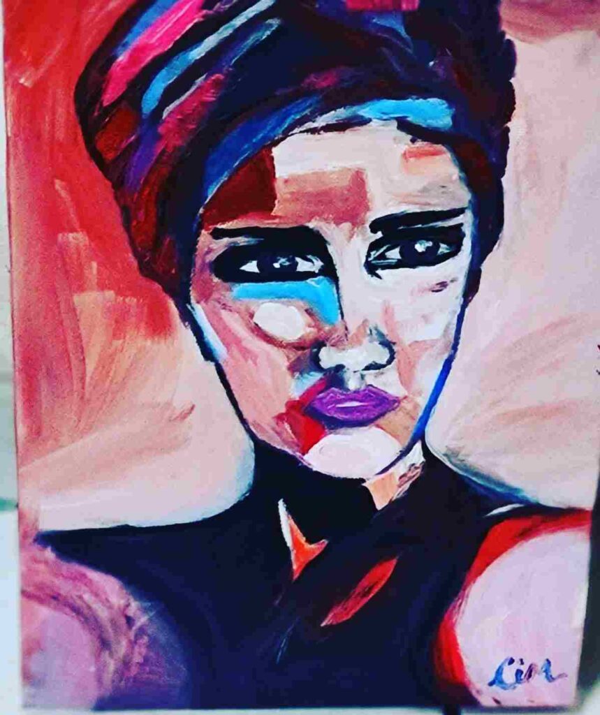 Abstract Woman Portrait