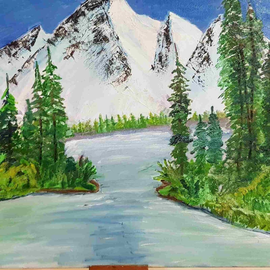 Mountain Lake Landscape