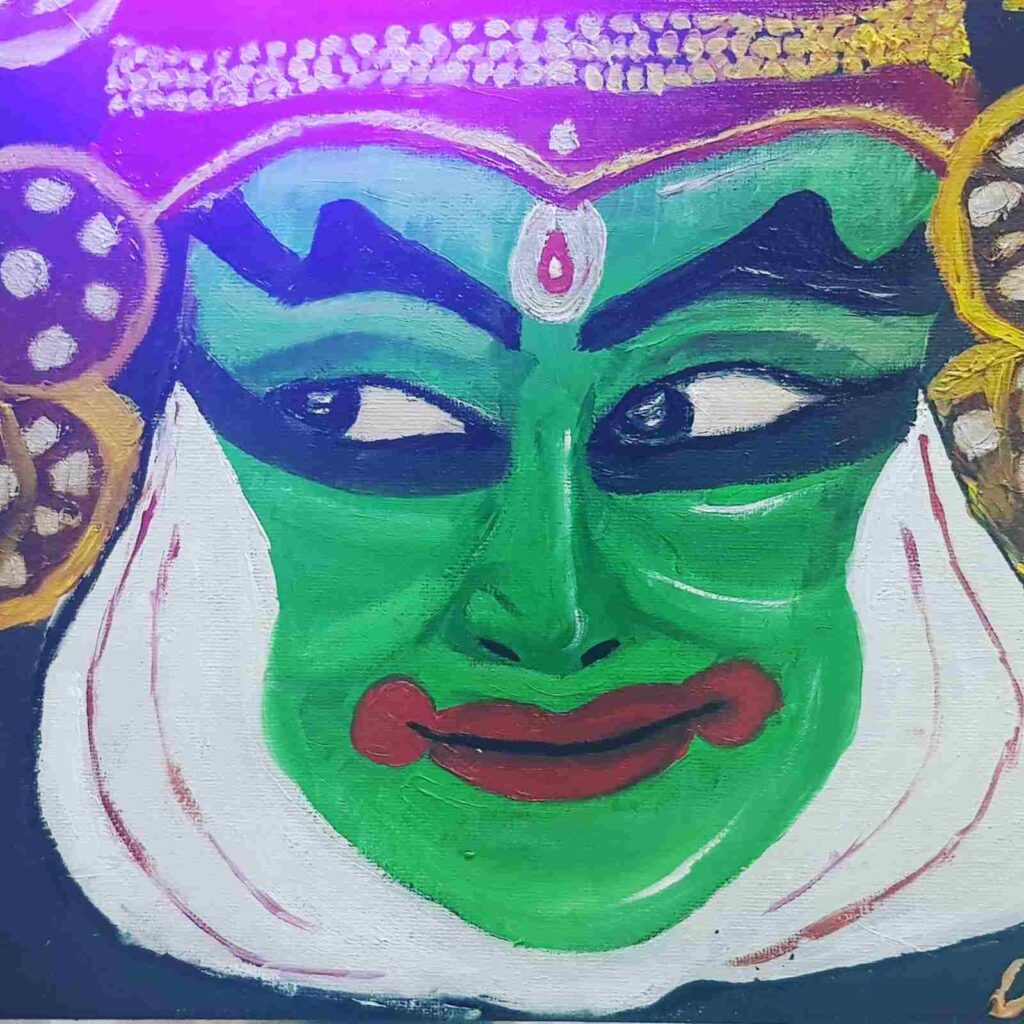 Kathakali Face Painting