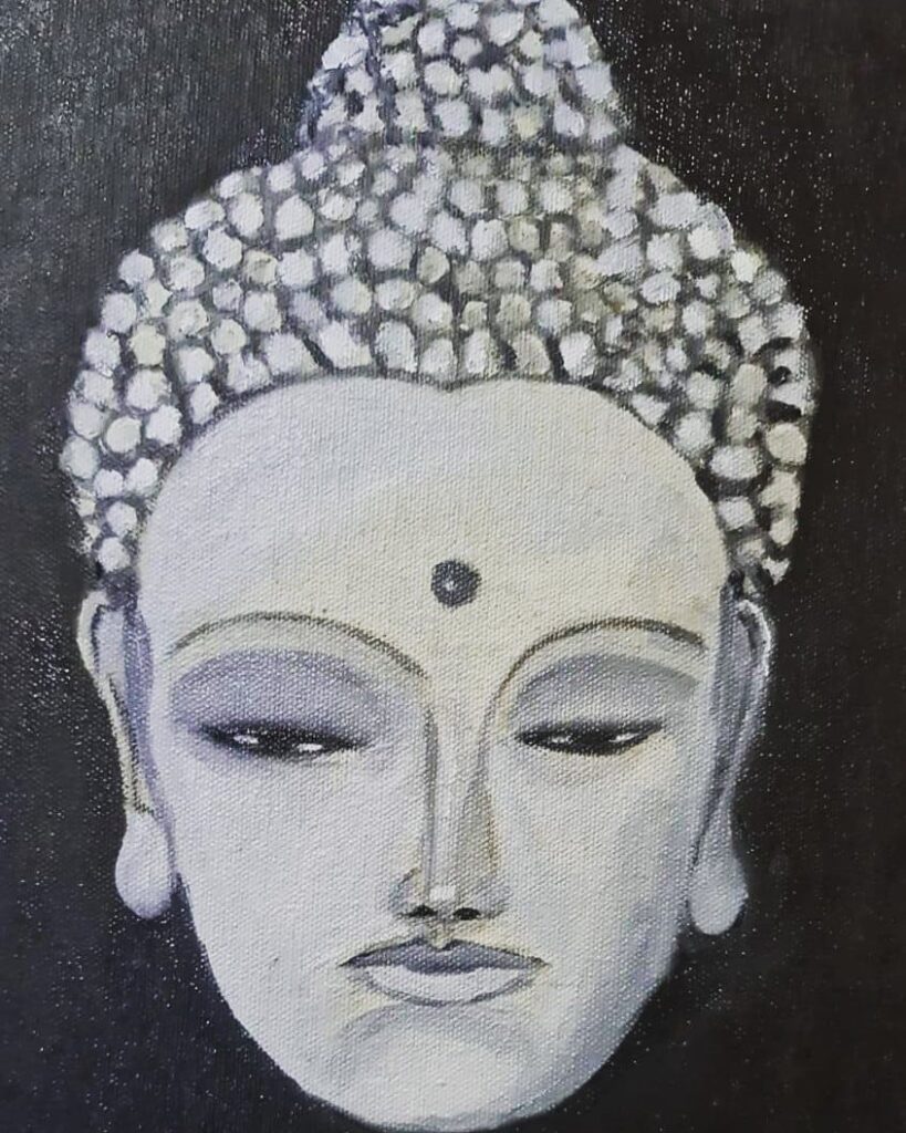 Buddha Portrait Painting