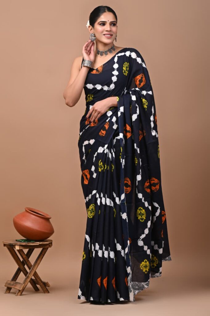 Mulmul Cotton Saree